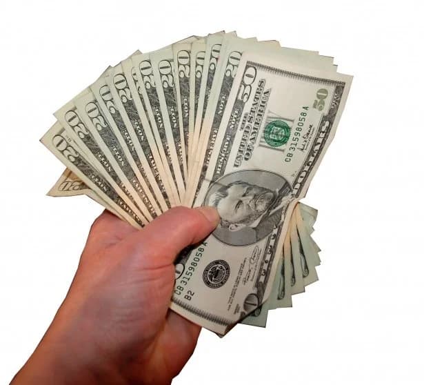 Folded bills representing a rental security deposit — how WV tenants protect their refund.