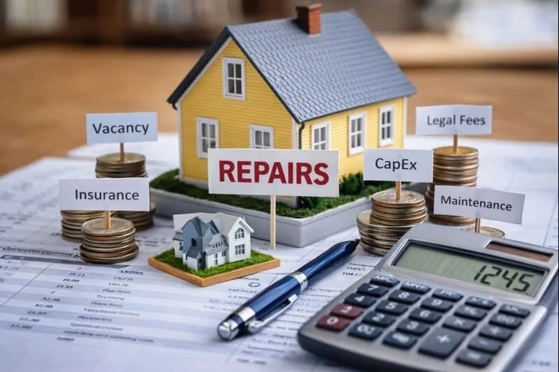 A spreadsheet of rental expenses — the hidden costs landlords forget to budget for in WV.