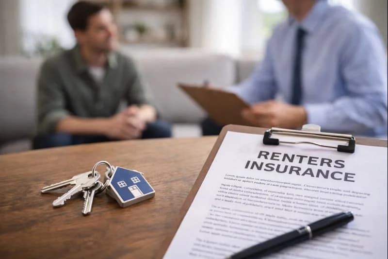 Renters-insurance policy paperwork — a simple step that lowers WV landlord liability.